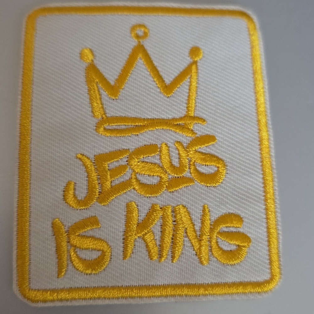 Jesus Is KING IRON ON
